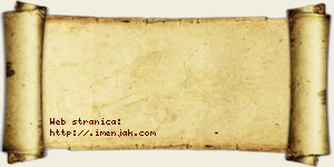 Nikolina Terzić vizit kartica